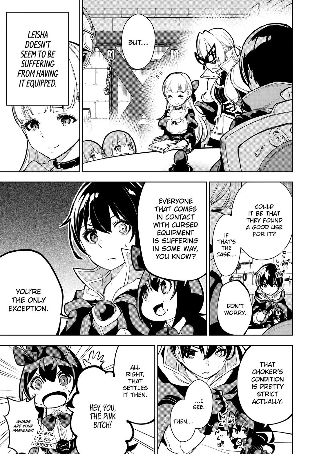 The Strongest Swordsman Has Zero Equipment Slots, but He Can Equip up to 9999 Items if It’s (Cute) Cursed Equipment chapter 11 page 17