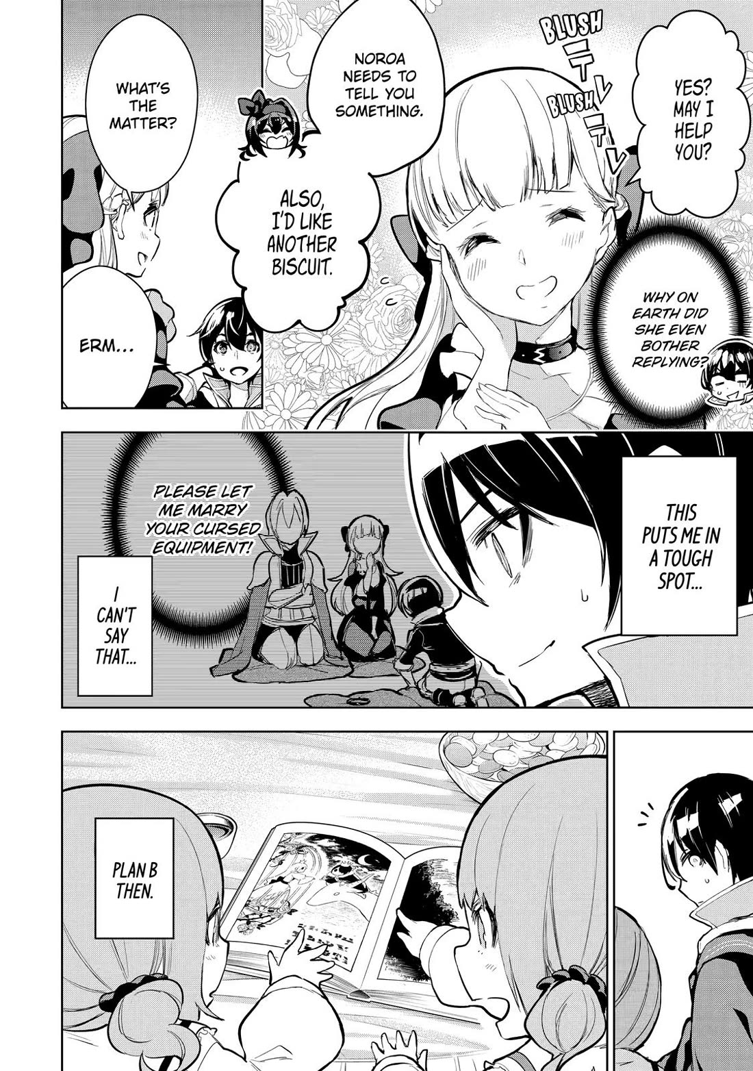 The Strongest Swordsman Has Zero Equipment Slots, but He Can Equip up to 9999 Items if It’s (Cute) Cursed Equipment chapter 11 page 18