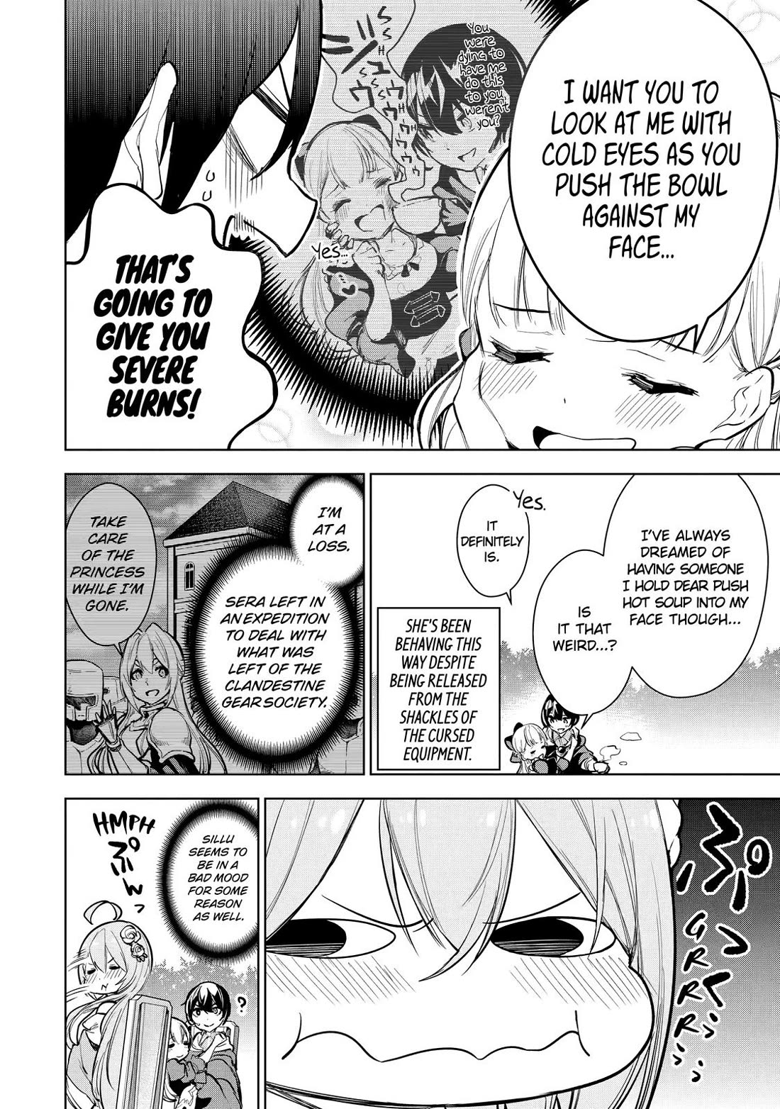 The Strongest Swordsman Has Zero Equipment Slots, but He Can Equip up to 9999 Items if It’s (Cute) Cursed Equipment chapter 12 page 4