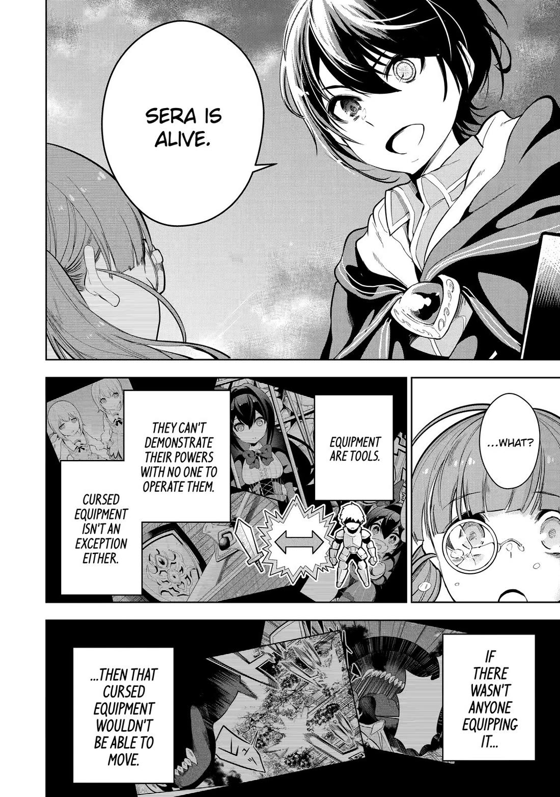 The Strongest Swordsman Has Zero Equipment Slots, but He Can Equip up to 9999 Items if It’s (Cute) Cursed Equipment chapter 13 page 23