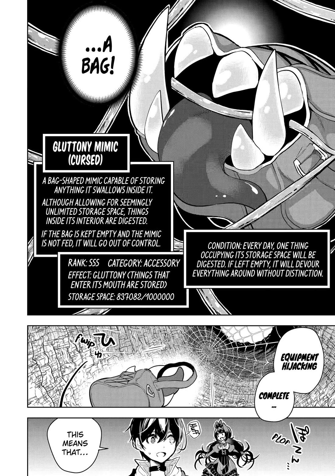 The Strongest Swordsman Has Zero Equipment Slots, but He Can Equip up to 9999 Items if It’s (Cute) Cursed Equipment chapter 14 page 19