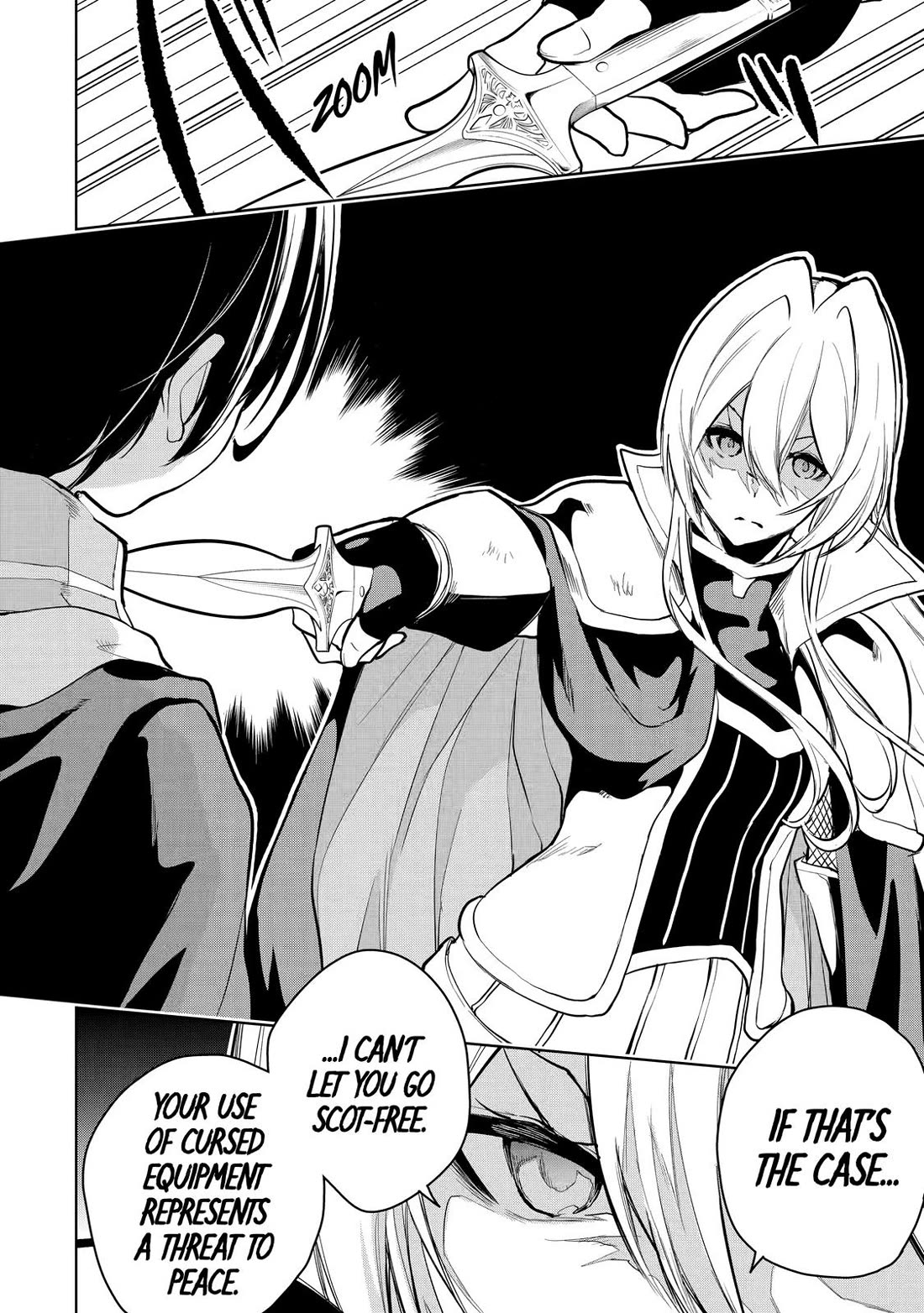 The Strongest Swordsman Has Zero Equipment Slots, but He Can Equip up to 9999 Items if It’s (Cute) Cursed Equipment chapter 14 page 31