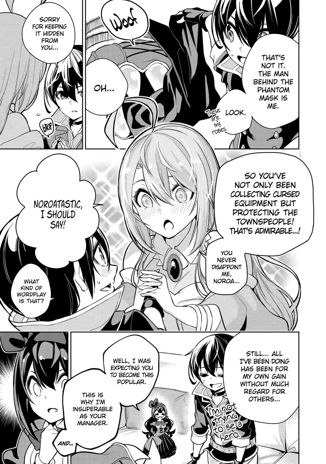 The Strongest Swordsman Has Zero Equipment Slots, but He Can Equip up to 9999 Items if It’s (Cute) Cursed Equipment chapter 15 page 36