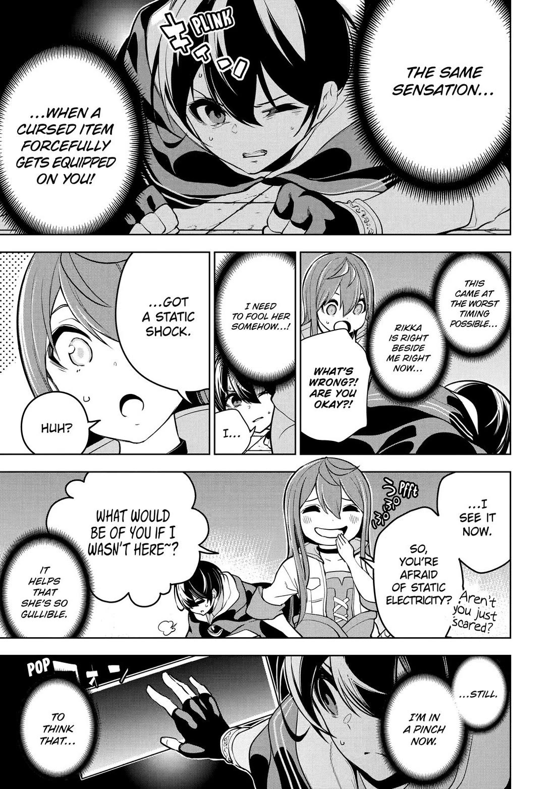 The Strongest Swordsman Has Zero Equipment Slots, but He Can Equip up to 9999 Items if It’s (Cute) Cursed Equipment chapter 16 page 37