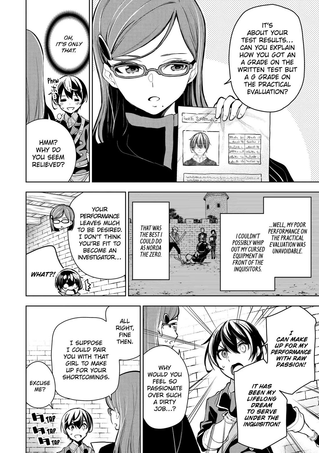 The Strongest Swordsman Has Zero Equipment Slots, but He Can Equip up to 9999 Items if It’s (Cute) Cursed Equipment chapter 16 page 4