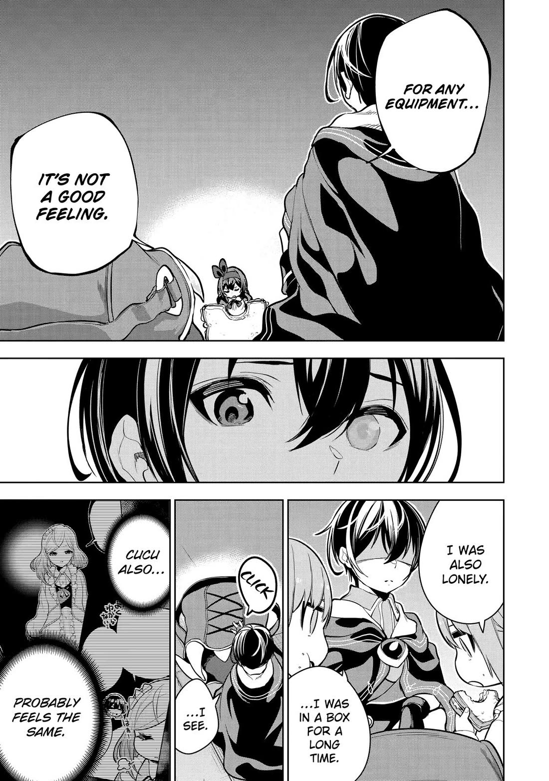 The Strongest Swordsman Has Zero Equipment Slots, but He Can Equip up to 9999 Items if It’s (Cute) Cursed Equipment chapter 18 page 31