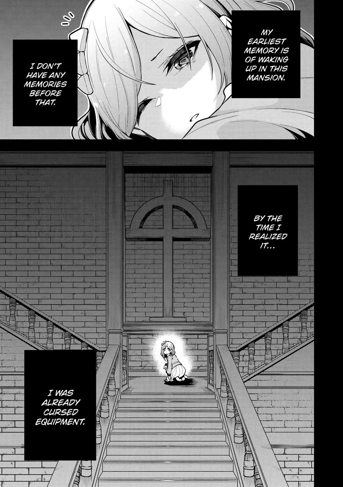 The Strongest Swordsman Has Zero Equipment Slots, but He Can Equip up to 9999 Items if It’s (Cute) Cursed Equipment chapter 19 page 1