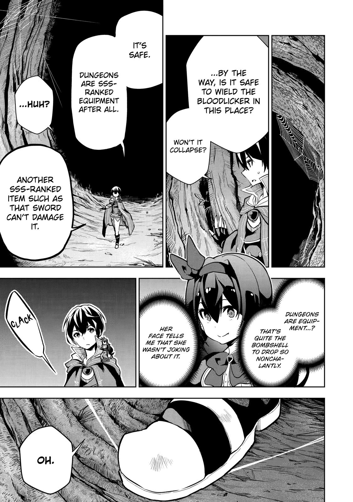 The Strongest Swordsman Has Zero Equipment Slots, but He Can Equip up to 9999 Items if It’s (Cute) Cursed Equipment chapter 2 page 26