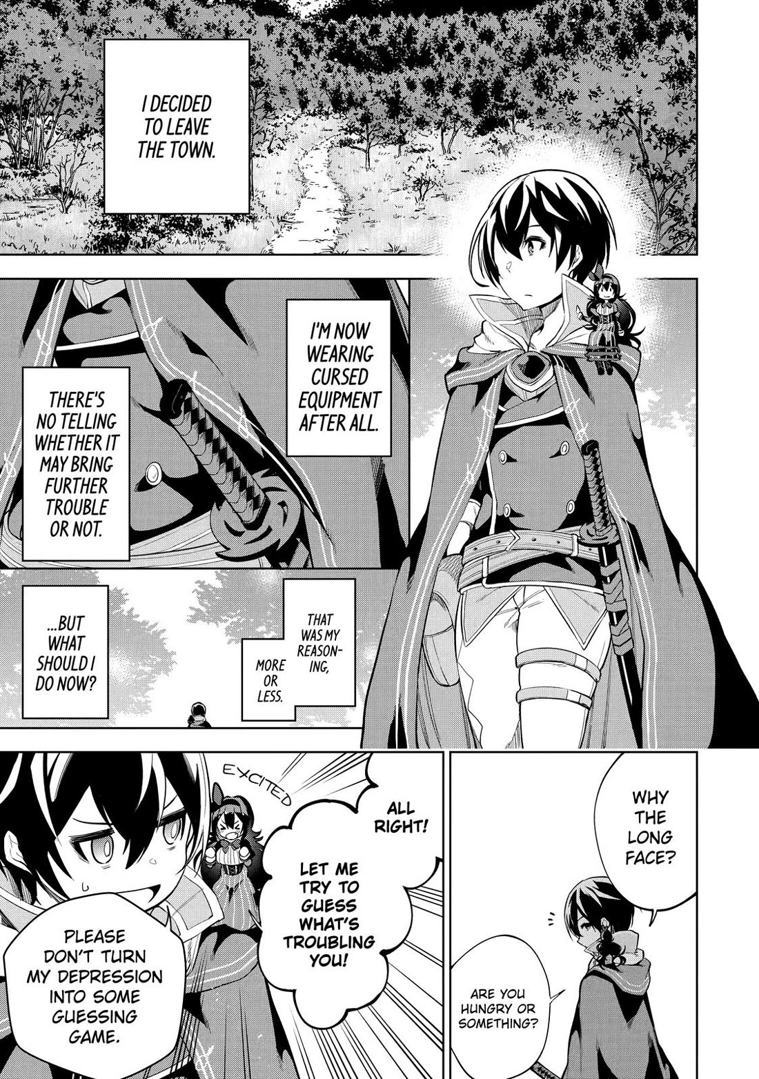 The Strongest Swordsman Has Zero Equipment Slots, but He Can Equip up to 9999 Items if It’s (Cute) Cursed Equipment chapter 2 page 3