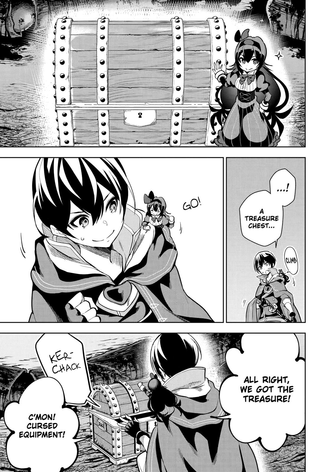 The Strongest Swordsman Has Zero Equipment Slots, but He Can Equip up to 9999 Items if It’s (Cute) Cursed Equipment chapter 2 page 38