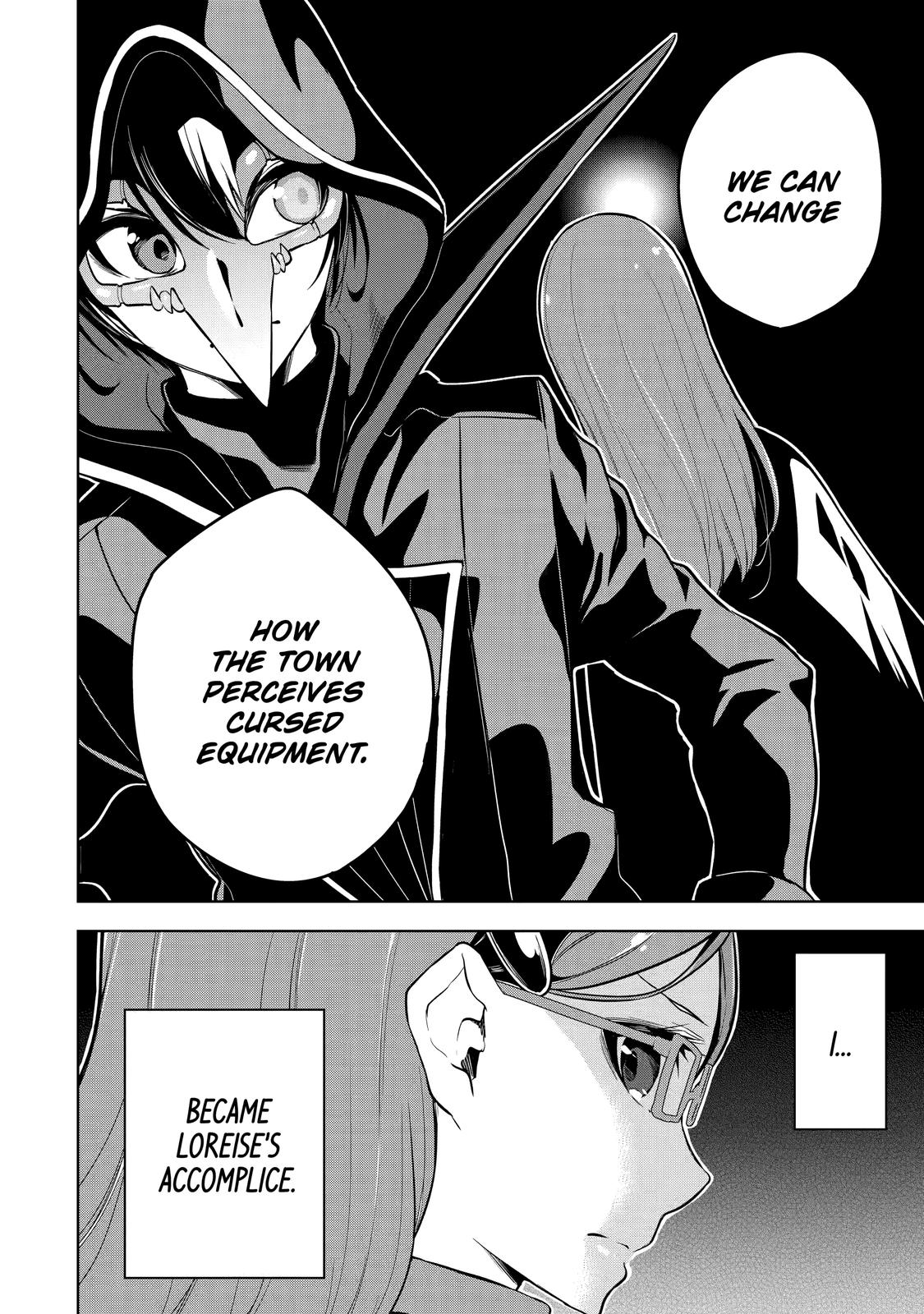 The Strongest Swordsman Has Zero Equipment Slots, but He Can Equip up to 9999 Items if It’s (Cute) Cursed Equipment chapter 21 page 34