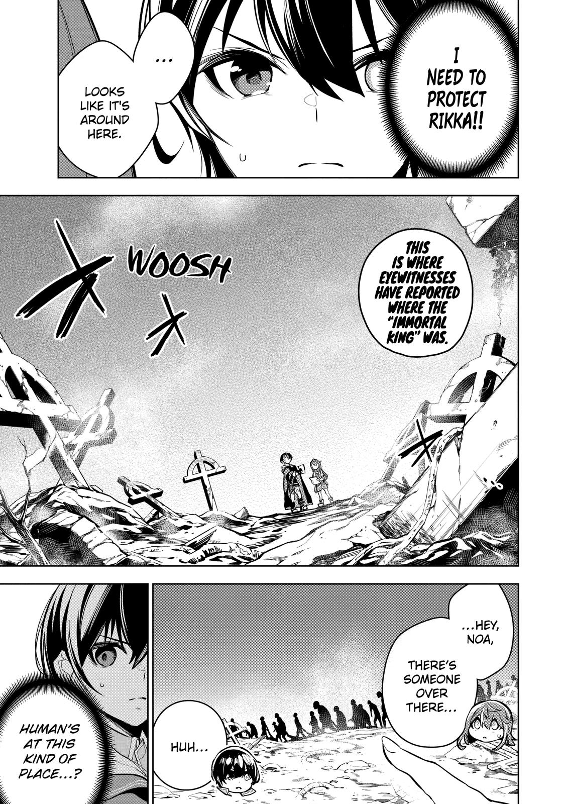 The Strongest Swordsman Has Zero Equipment Slots, but He Can Equip up to 9999 Items if It’s (Cute) Cursed Equipment chapter 22 page 17