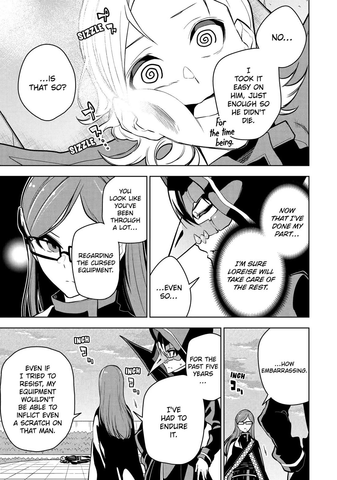 The Strongest Swordsman Has Zero Equipment Slots, but He Can Equip up to 9999 Items if It’s (Cute) Cursed Equipment chapter 26 page 3