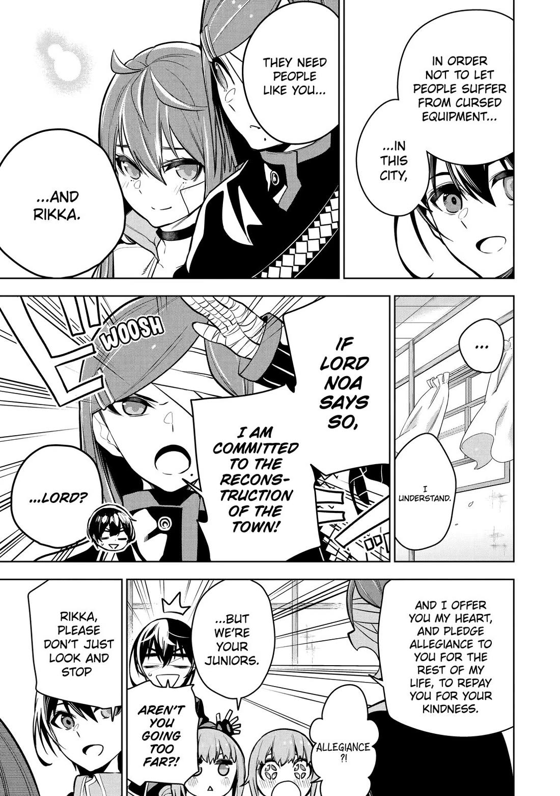 The Strongest Swordsman Has Zero Equipment Slots, but He Can Equip up to 9999 Items if It’s (Cute) Cursed Equipment chapter 27 page 32