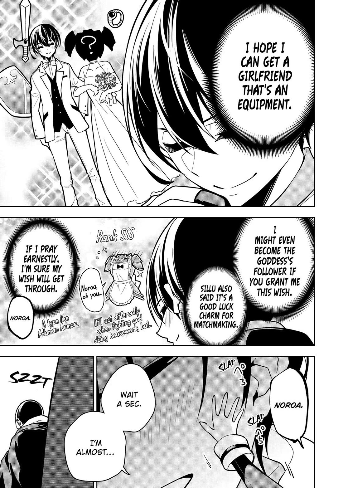 The Strongest Swordsman Has Zero Equipment Slots, but He Can Equip up to 9999 Items if It’s (Cute) Cursed Equipment chapter 28 page 33