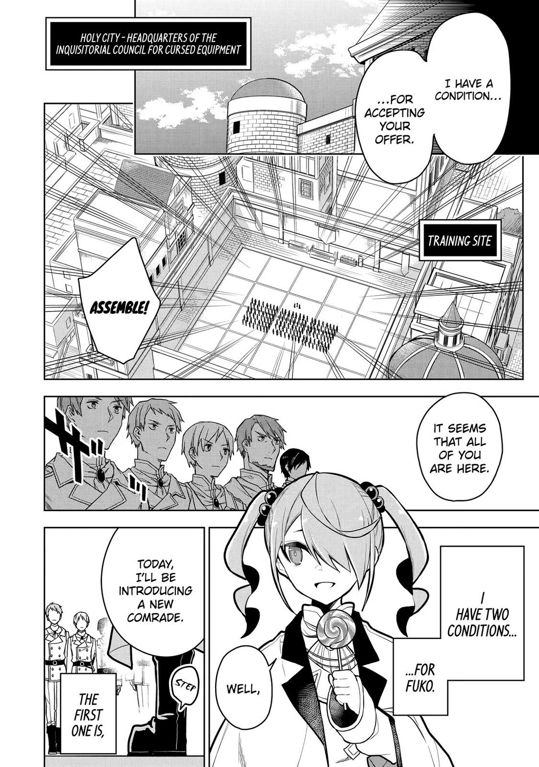 The Strongest Swordsman Has Zero Equipment Slots, but He Can Equip up to 9999 Items if It’s (Cute) Cursed Equipment chapter 29 page 26