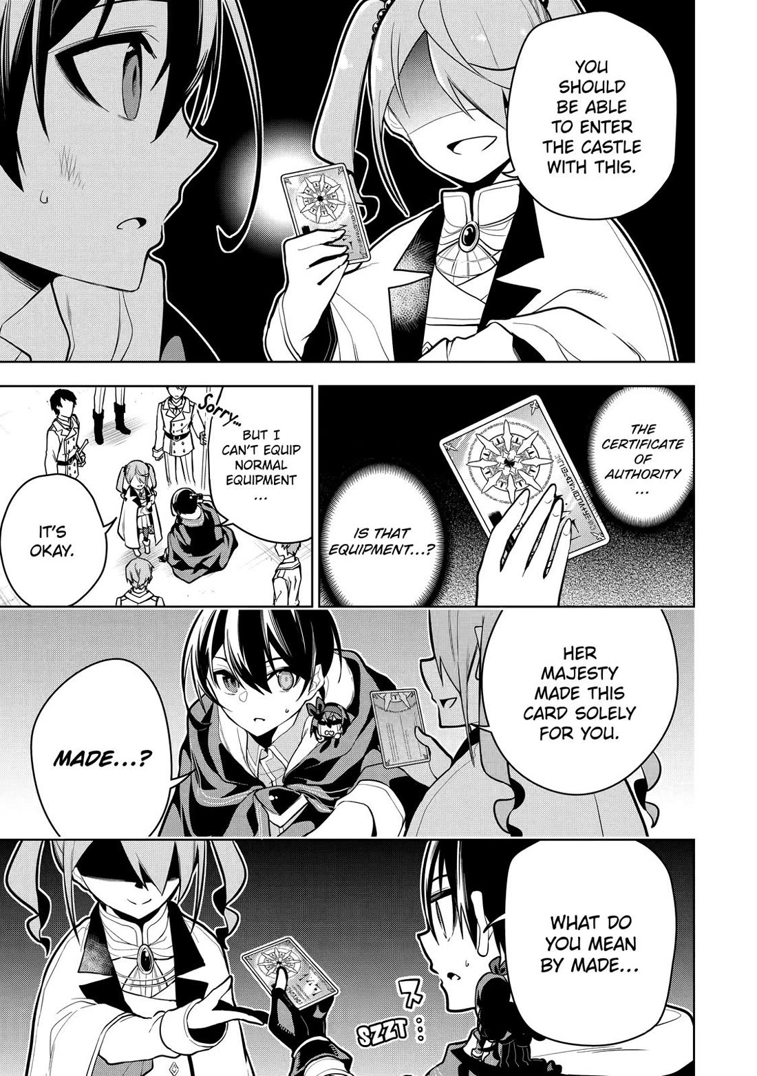 The Strongest Swordsman Has Zero Equipment Slots, but He Can Equip up to 9999 Items if It’s (Cute) Cursed Equipment chapter 29 page 9