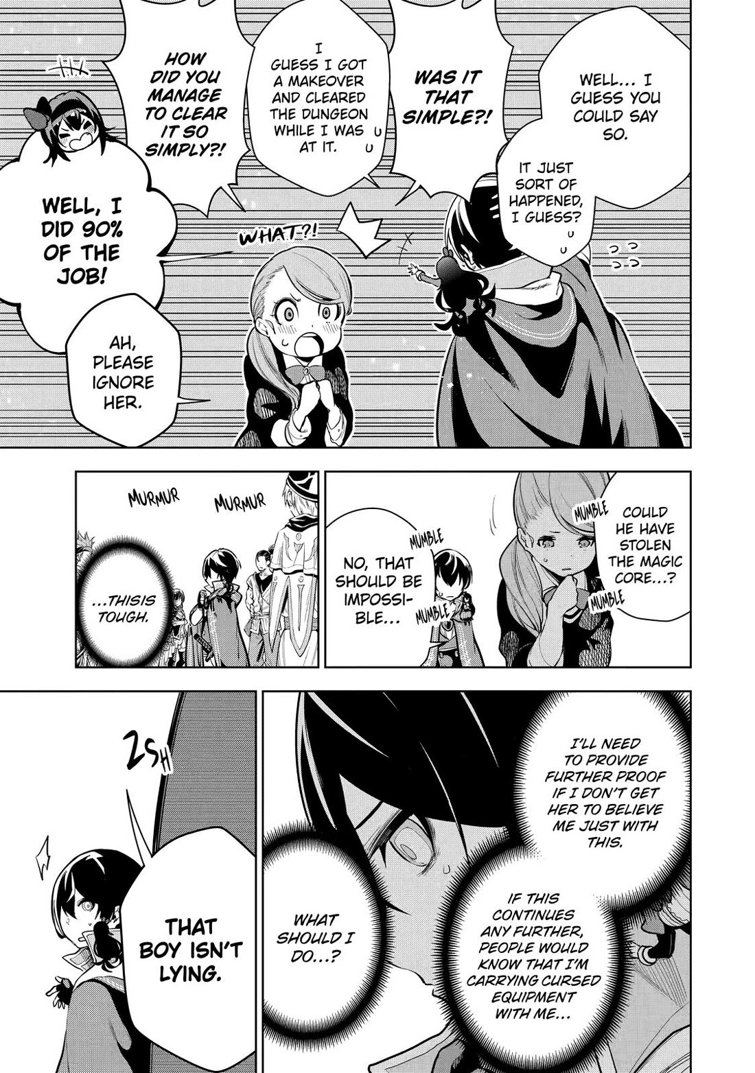 The Strongest Swordsman Has Zero Equipment Slots, but He Can Equip up to 9999 Items if It’s (Cute) Cursed Equipment chapter 3 page 19