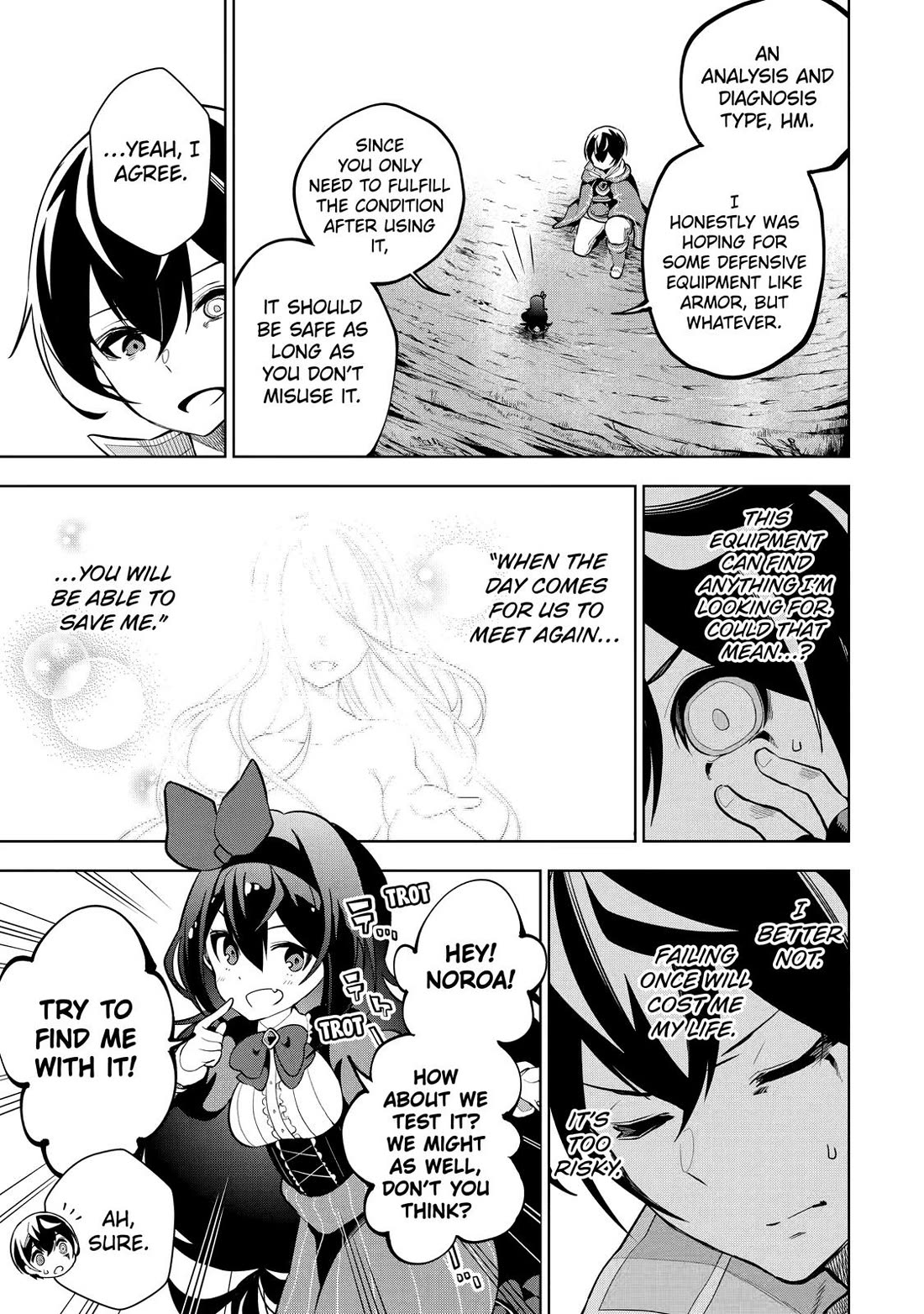 The Strongest Swordsman Has Zero Equipment Slots, but He Can Equip up to 9999 Items if It’s (Cute) Cursed Equipment chapter 3 page 7