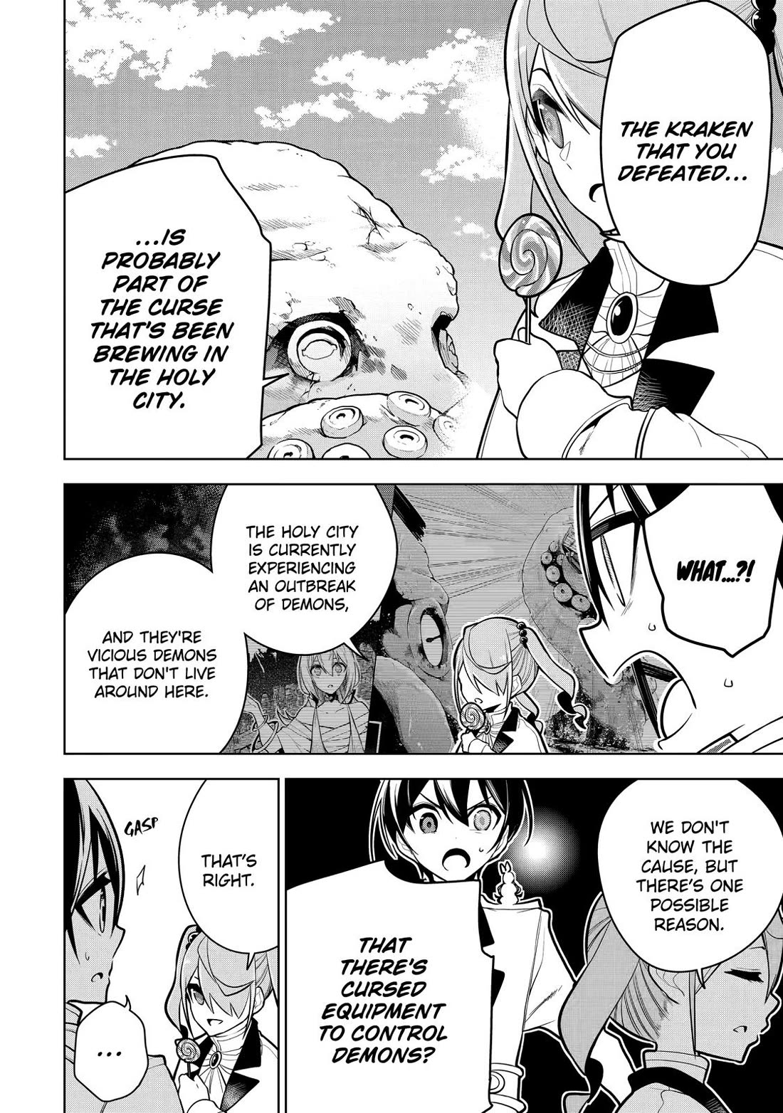 The Strongest Swordsman Has Zero Equipment Slots, but He Can Equip up to 9999 Items if It’s (Cute) Cursed Equipment chapter 30 page 32