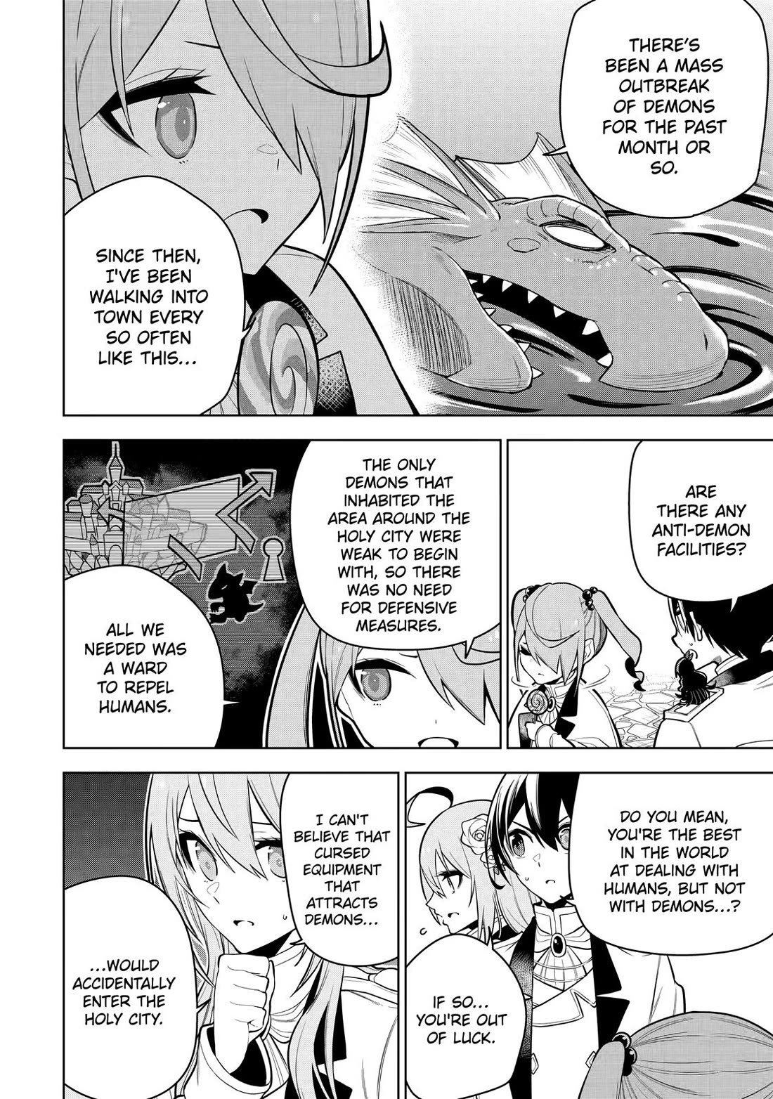 The Strongest Swordsman Has Zero Equipment Slots, but He Can Equip up to 9999 Items if It’s (Cute) Cursed Equipment chapter 31 page 6