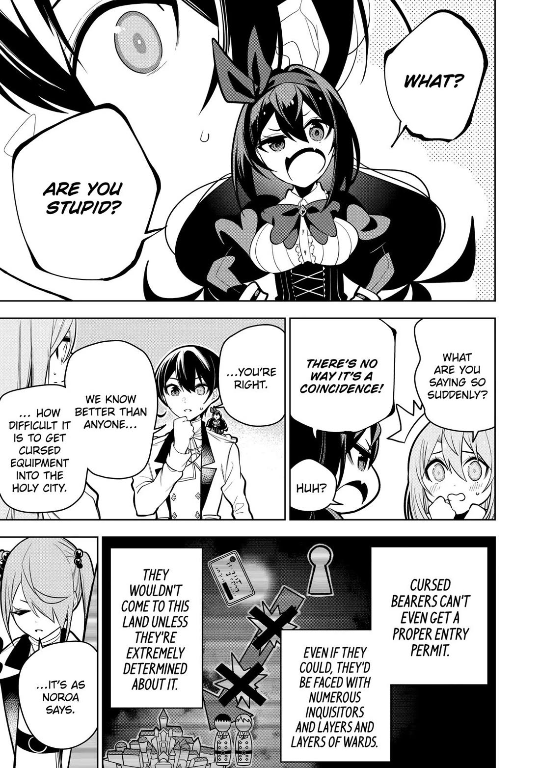 The Strongest Swordsman Has Zero Equipment Slots, but He Can Equip up to 9999 Items if It’s (Cute) Cursed Equipment chapter 31 page 7