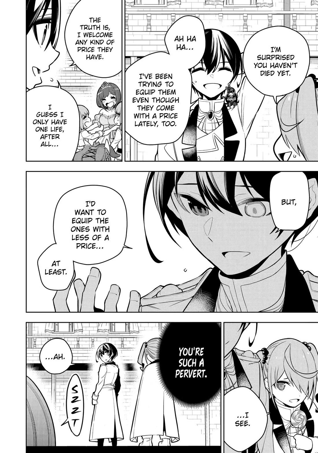 The Strongest Swordsman Has Zero Equipment Slots, but He Can Equip up to 9999 Items if It’s (Cute) Cursed Equipment chapter 32 page 4