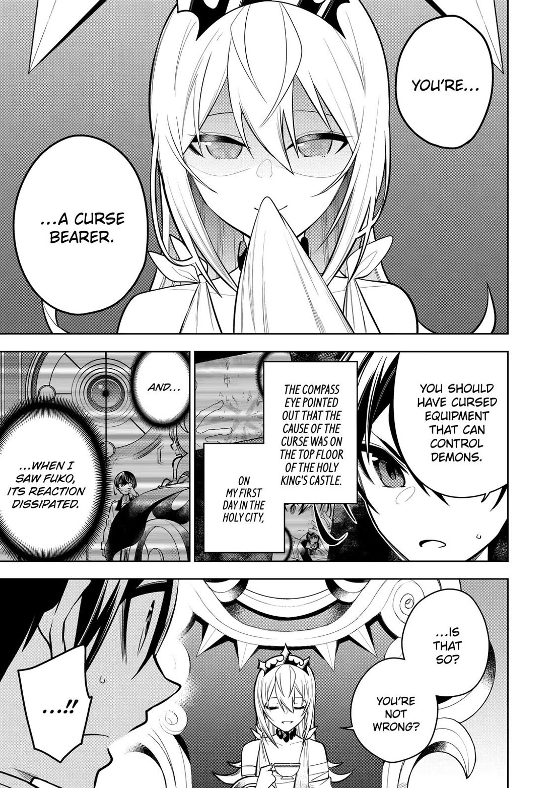 The Strongest Swordsman Has Zero Equipment Slots, but He Can Equip up to 9999 Items if It’s (Cute) Cursed Equipment chapter 34 page 3