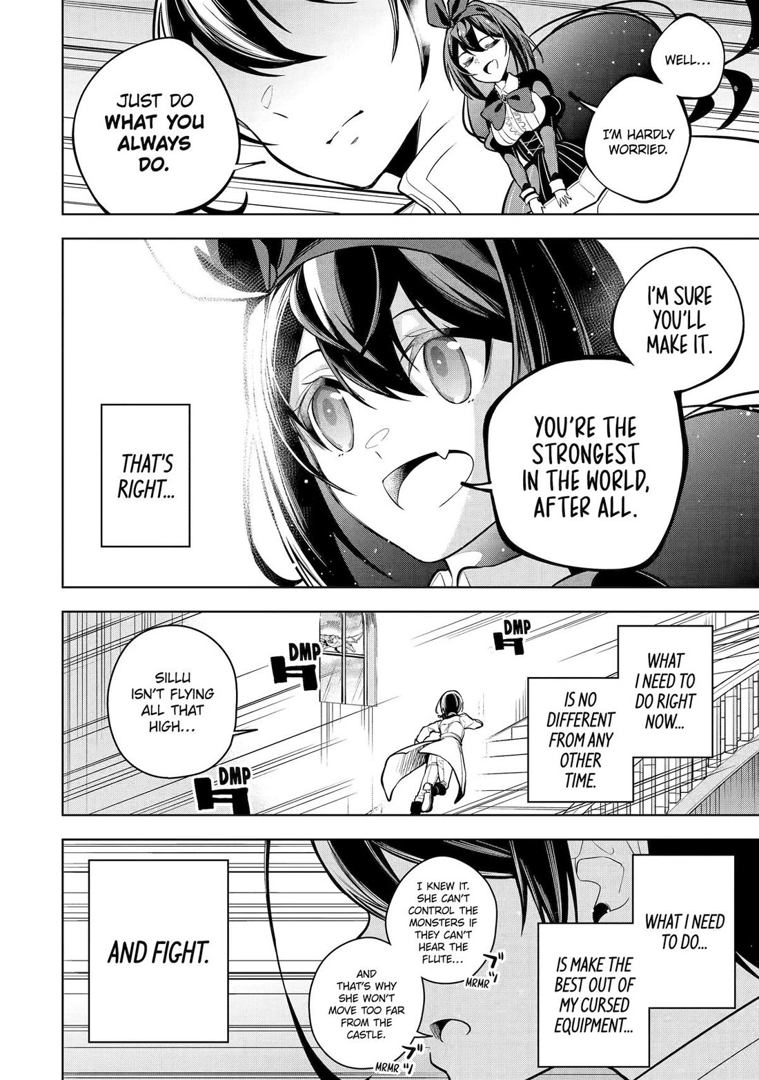 The Strongest Swordsman Has Zero Equipment Slots, but He Can Equip up to 9999 Items if It’s (Cute) Cursed Equipment chapter 39 page 43