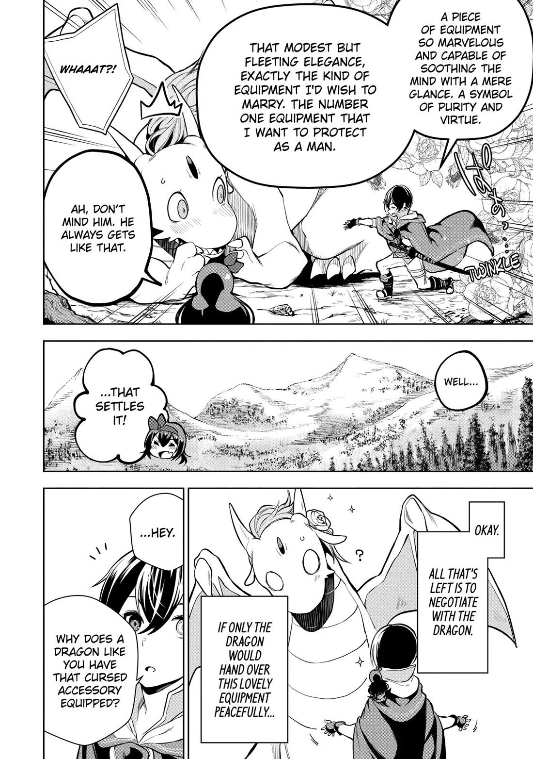 The Strongest Swordsman Has Zero Equipment Slots, but He Can Equip up to 9999 Items if It’s (Cute) Cursed Equipment chapter 4 page 28