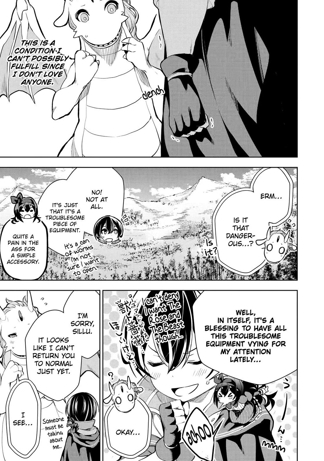 The Strongest Swordsman Has Zero Equipment Slots, but He Can Equip up to 9999 Items if It’s (Cute) Cursed Equipment chapter 5 page 15