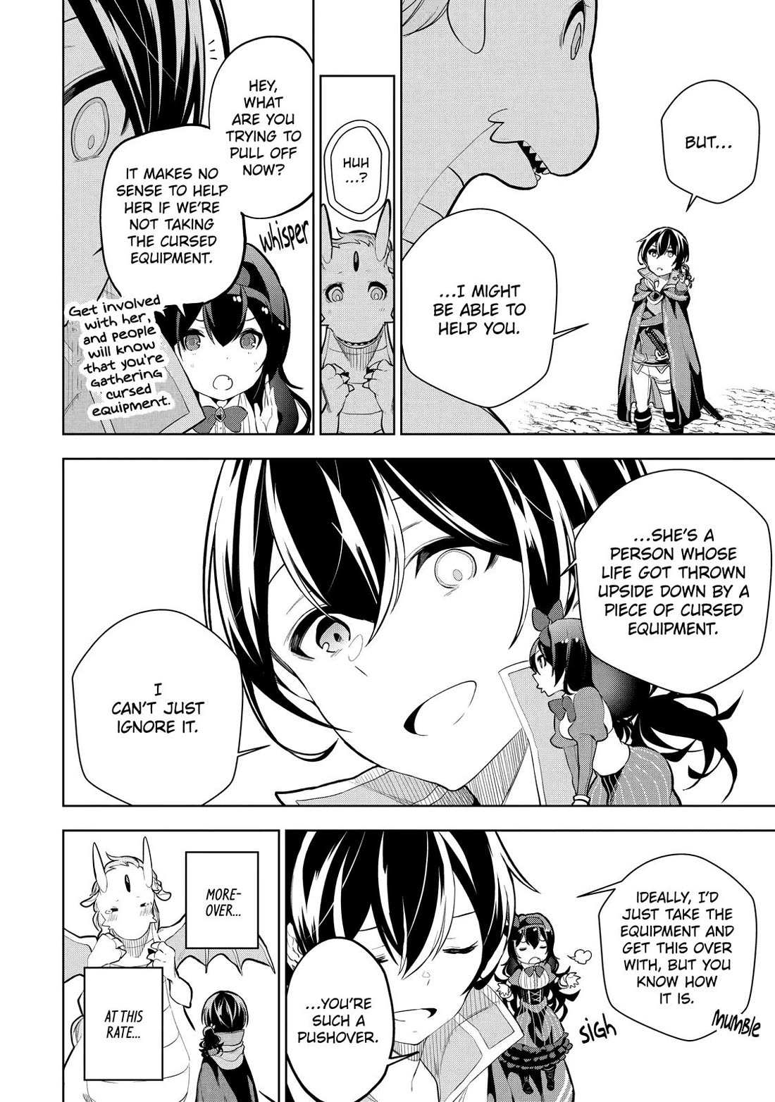 The Strongest Swordsman Has Zero Equipment Slots, but He Can Equip up to 9999 Items if It’s (Cute) Cursed Equipment chapter 5 page 16