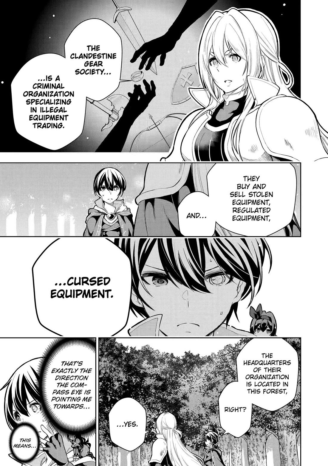 The Strongest Swordsman Has Zero Equipment Slots, but He Can Equip up to 9999 Items if It’s (Cute) Cursed Equipment chapter 9 page 1