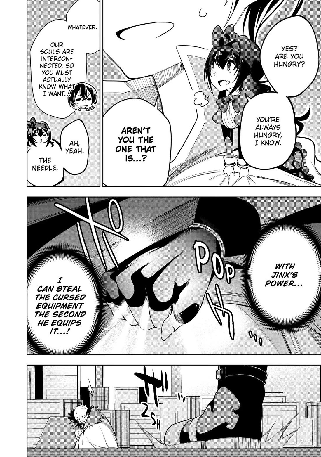 The Strongest Swordsman Has Zero Equipment Slots, but He Can Equip up to 9999 Items if It’s (Cute) Cursed Equipment chapter 9 page 23