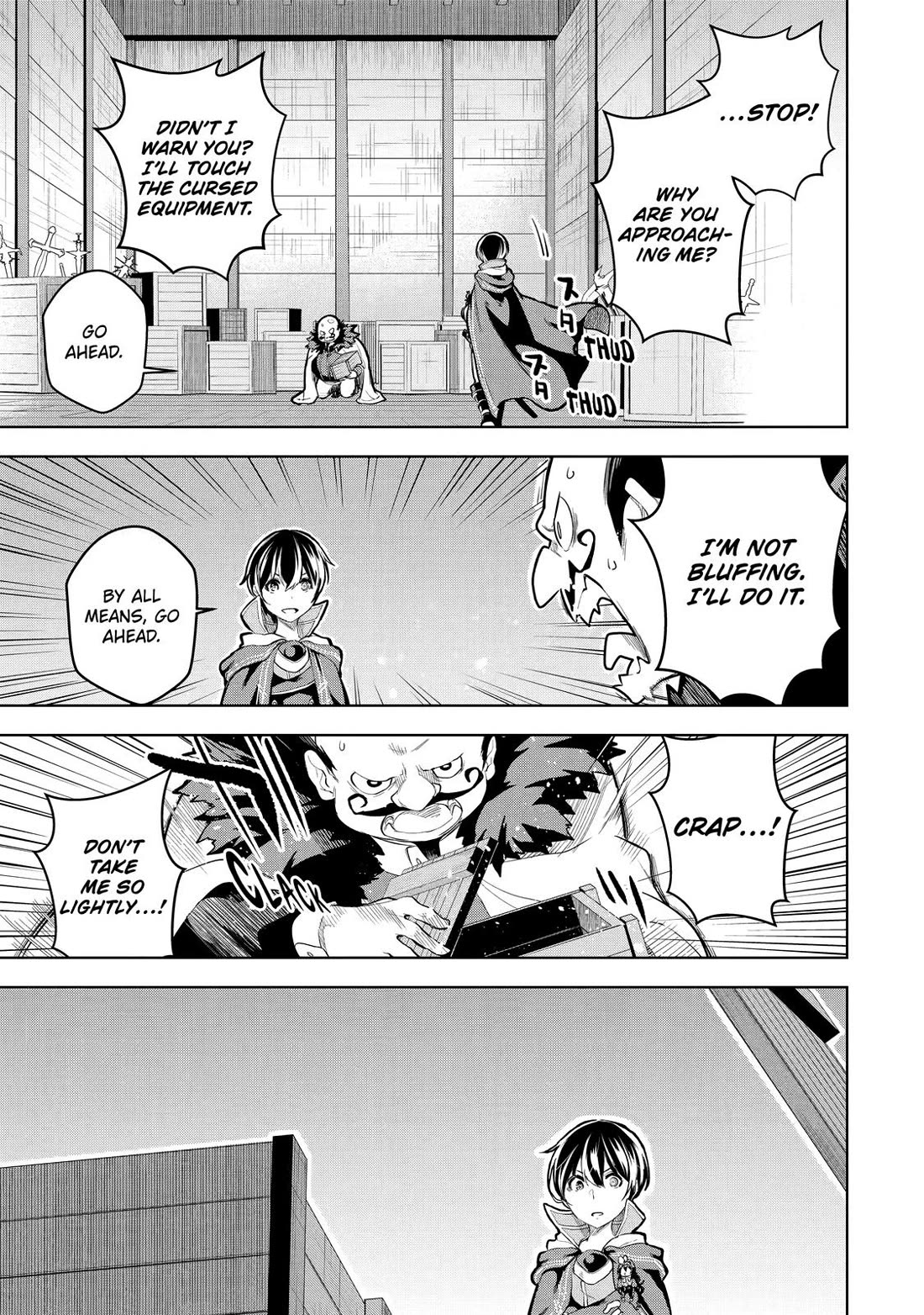 The Strongest Swordsman Has Zero Equipment Slots, but He Can Equip up to 9999 Items if It’s (Cute) Cursed Equipment chapter 9 page 24