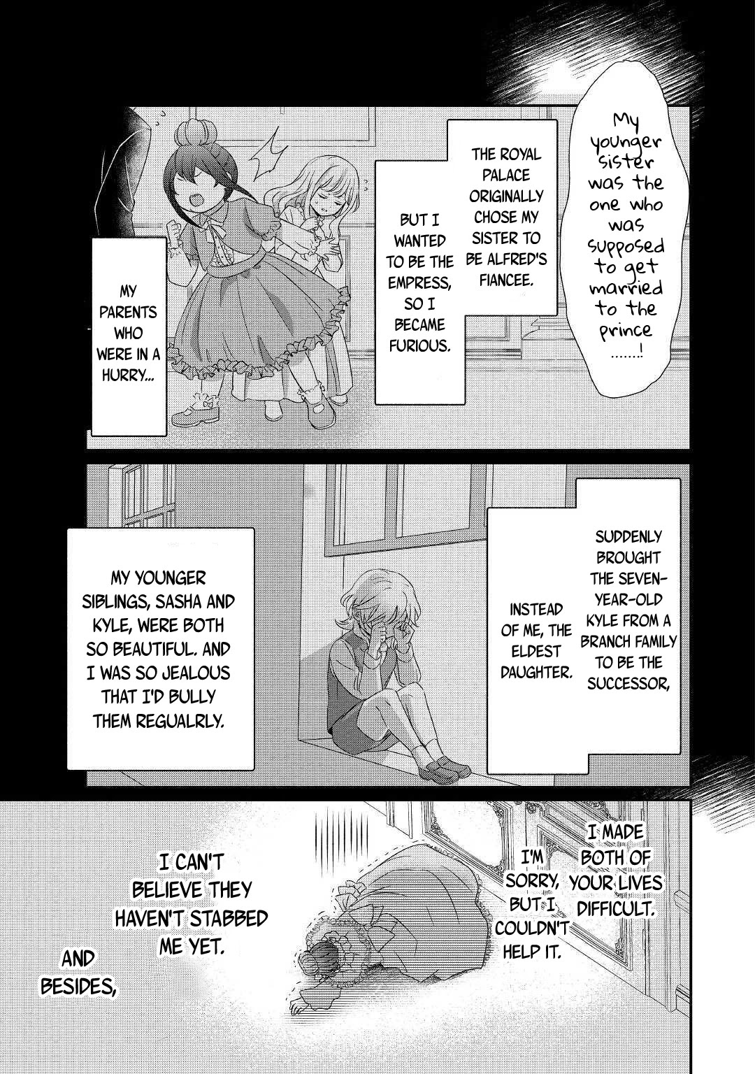 The Struggle of Being Reincarnated as the Marquess's Daughter: I'll Deal with What’s Coming to Me! chapter 1 page 28