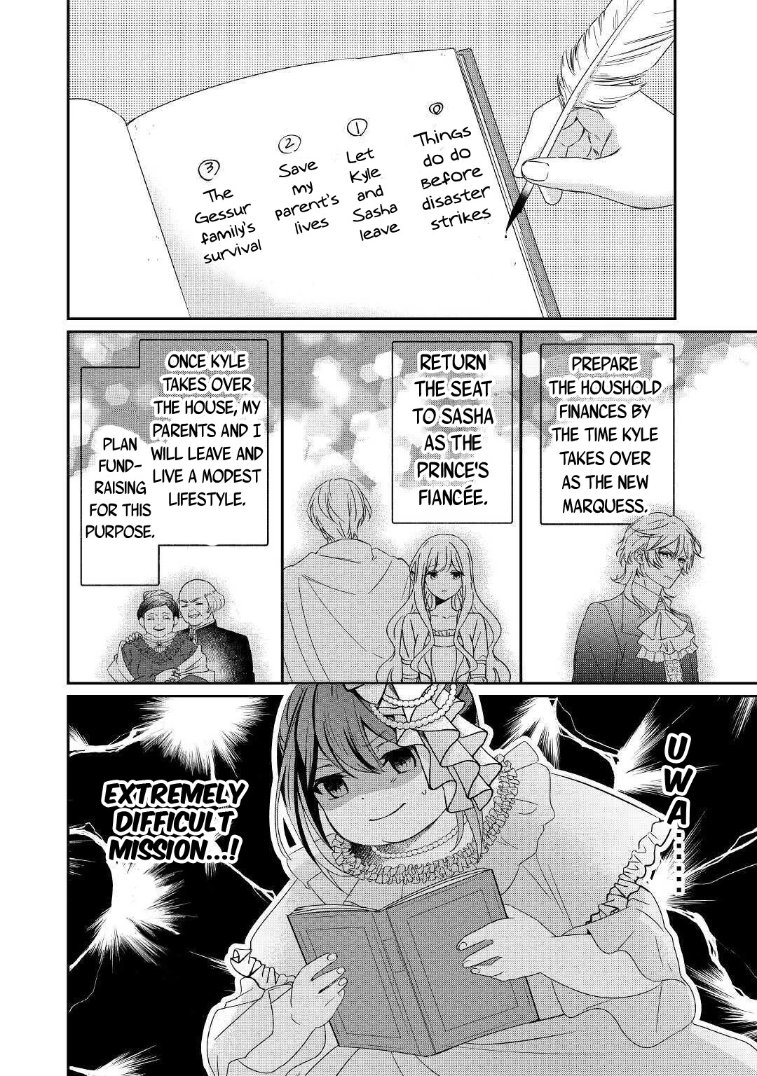 The Struggle of Being Reincarnated as the Marquess's Daughter: I'll Deal with What’s Coming to Me! chapter 1 page 31