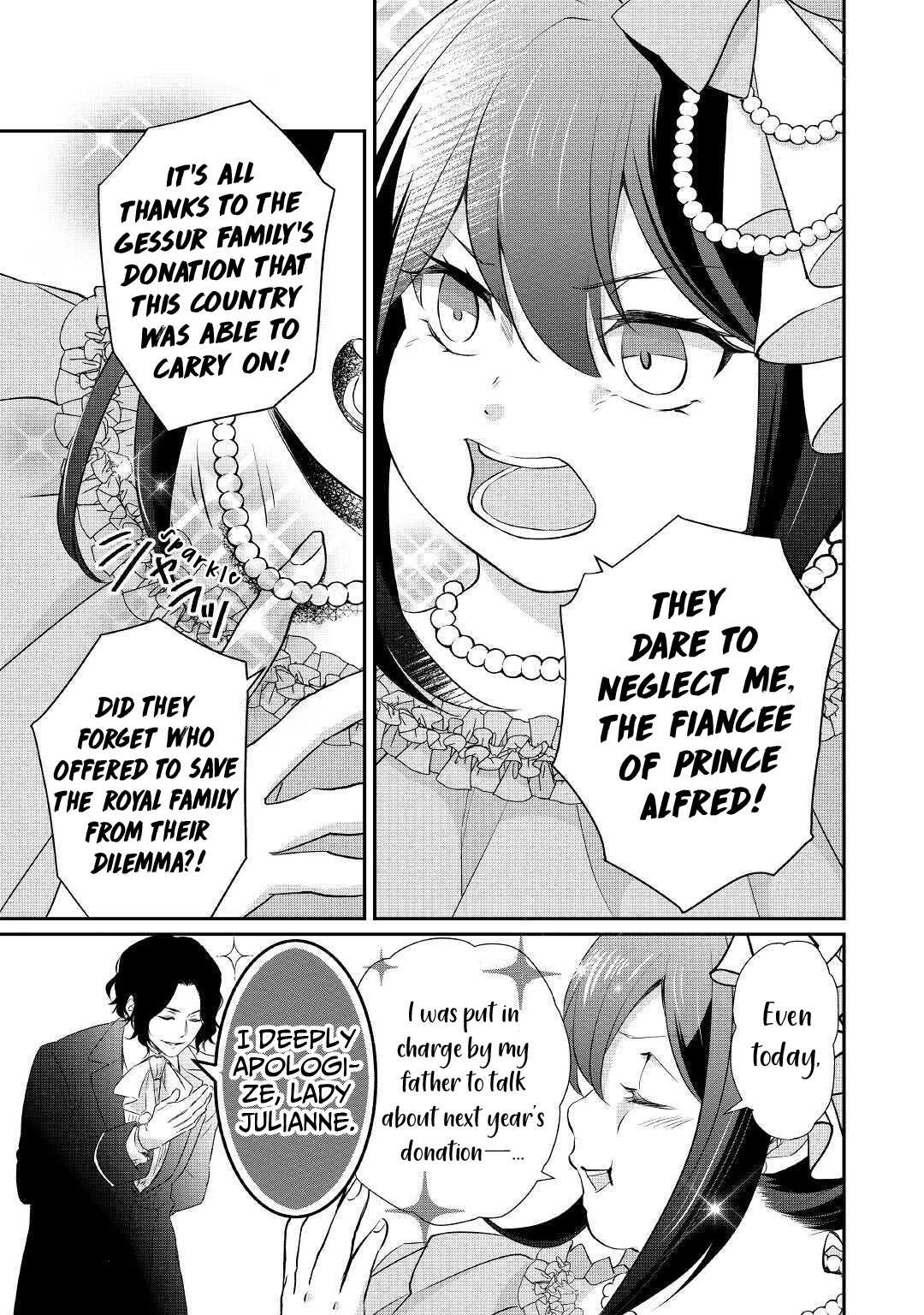 The Struggle of Being Reincarnated as the Marquess's Daughter: I'll Deal with What’s Coming to Me! chapter 1 page 6