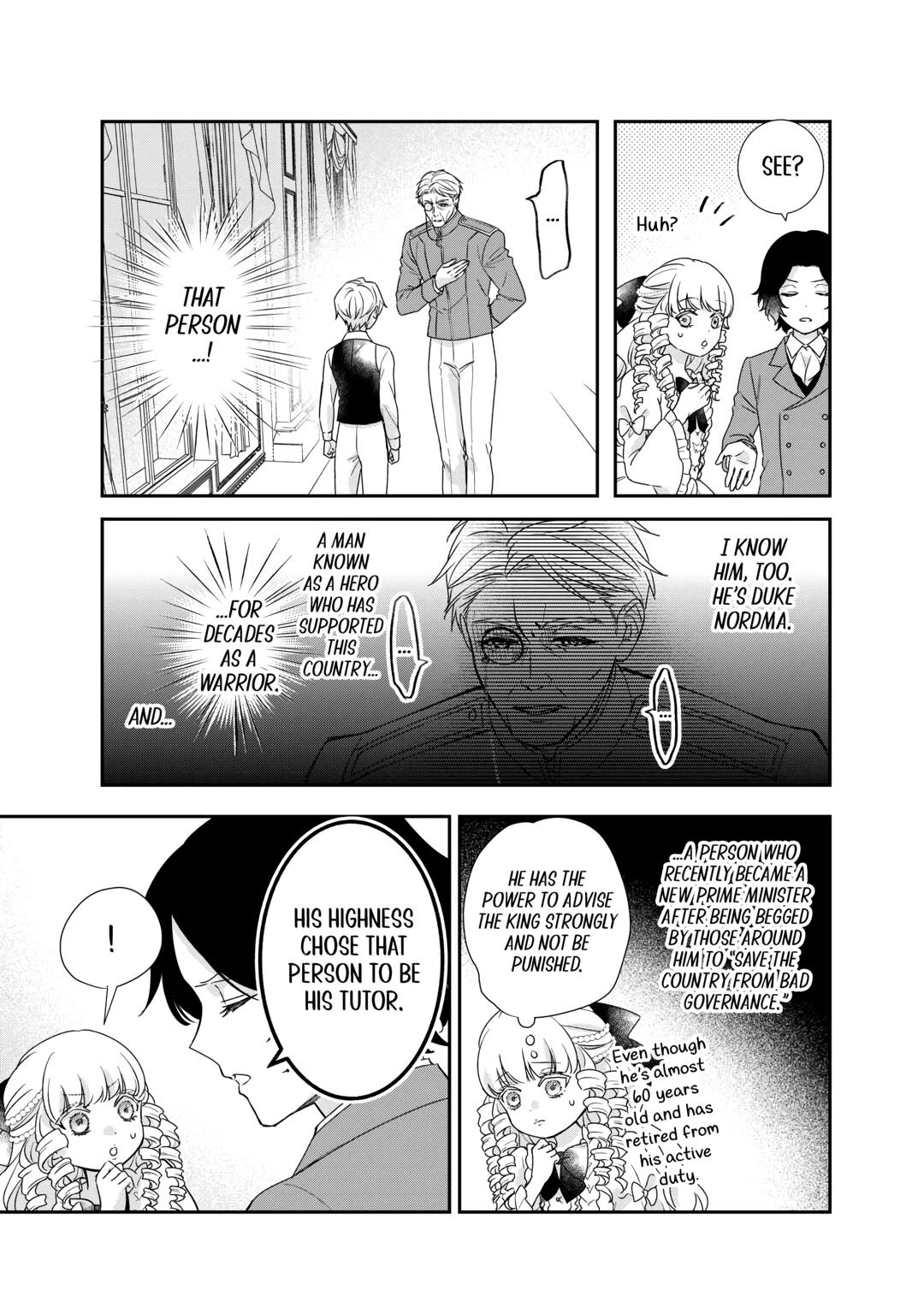 The Struggle of Being Reincarnated as the Marquess's Daughter: I'll Deal with What’s Coming to Me! chapter 23 page 21