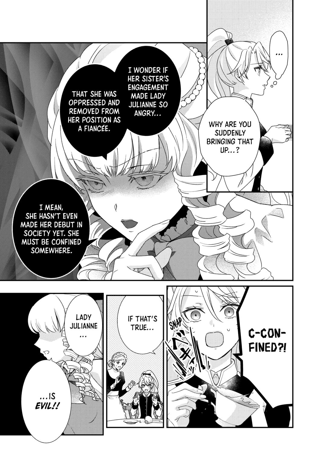 The Struggle of Being Reincarnated as the Marquess's Daughter: I'll Deal with What’s Coming to Me! chapter 32 page 5