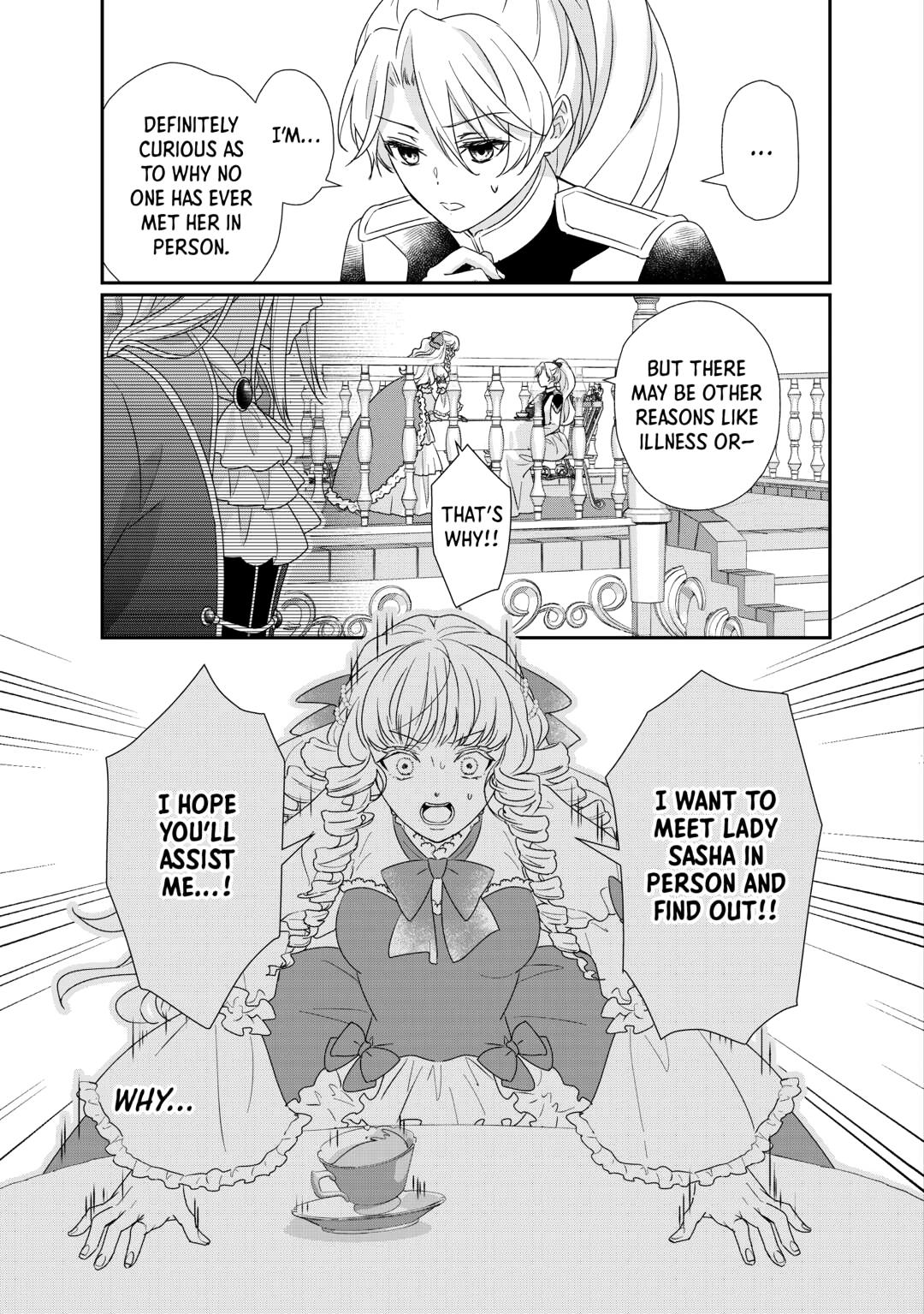 The Struggle of Being Reincarnated as the Marquess's Daughter: I'll Deal with What’s Coming to Me! chapter 32 page 9