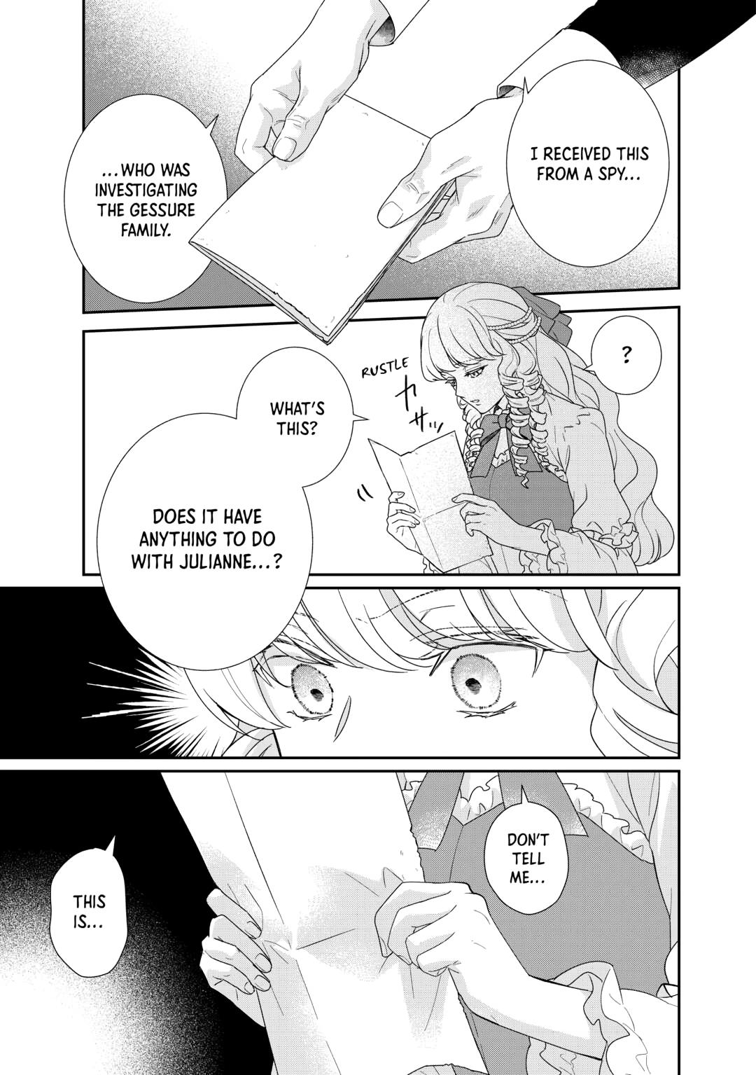 The Struggle of Being Reincarnated as the Marquess's Daughter: I'll Deal with What’s Coming to Me! chapter 35 page 39