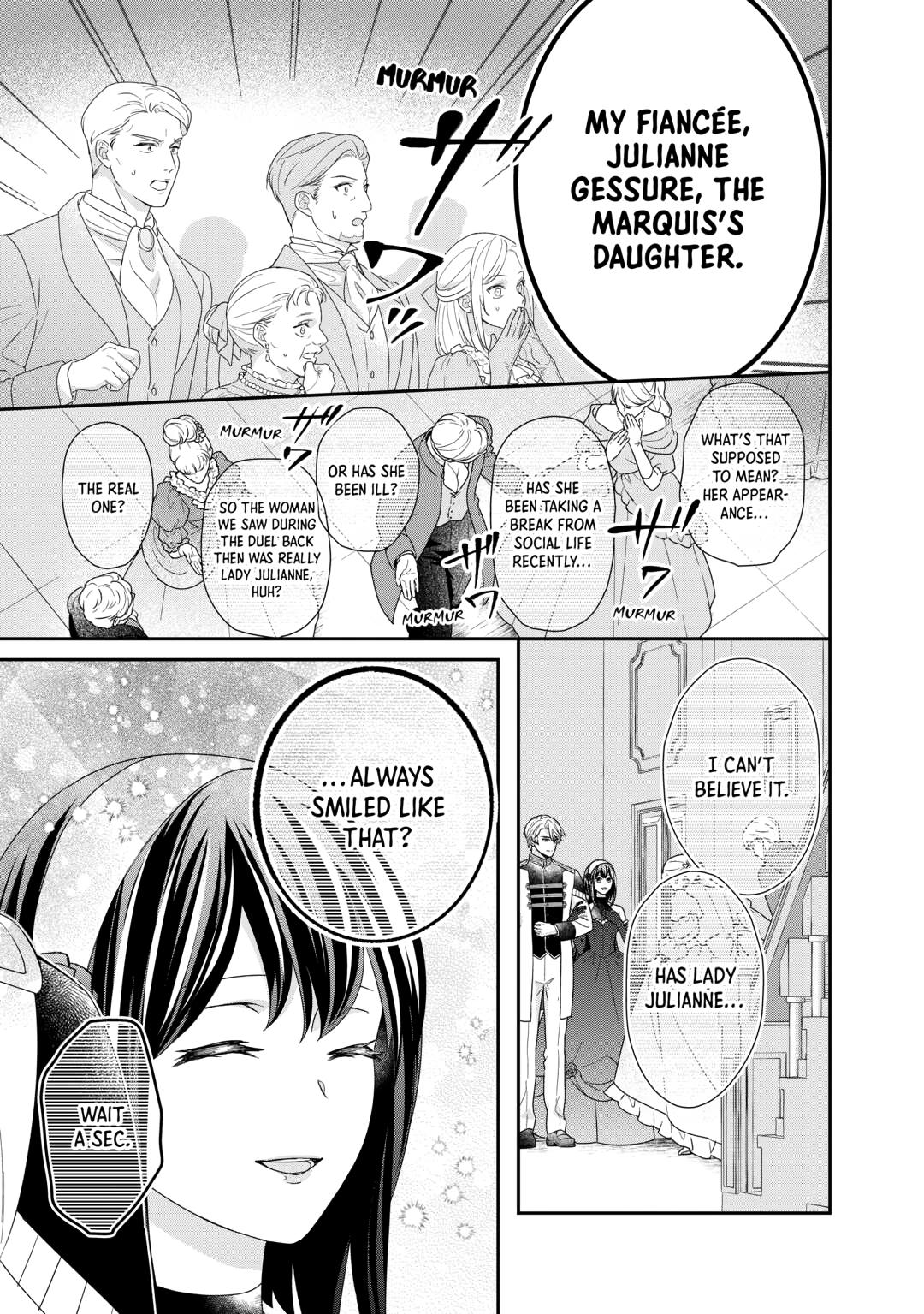 The Struggle of Being Reincarnated as the Marquess's Daughter: I'll Deal with What’s Coming to Me! chapter 36 page 15