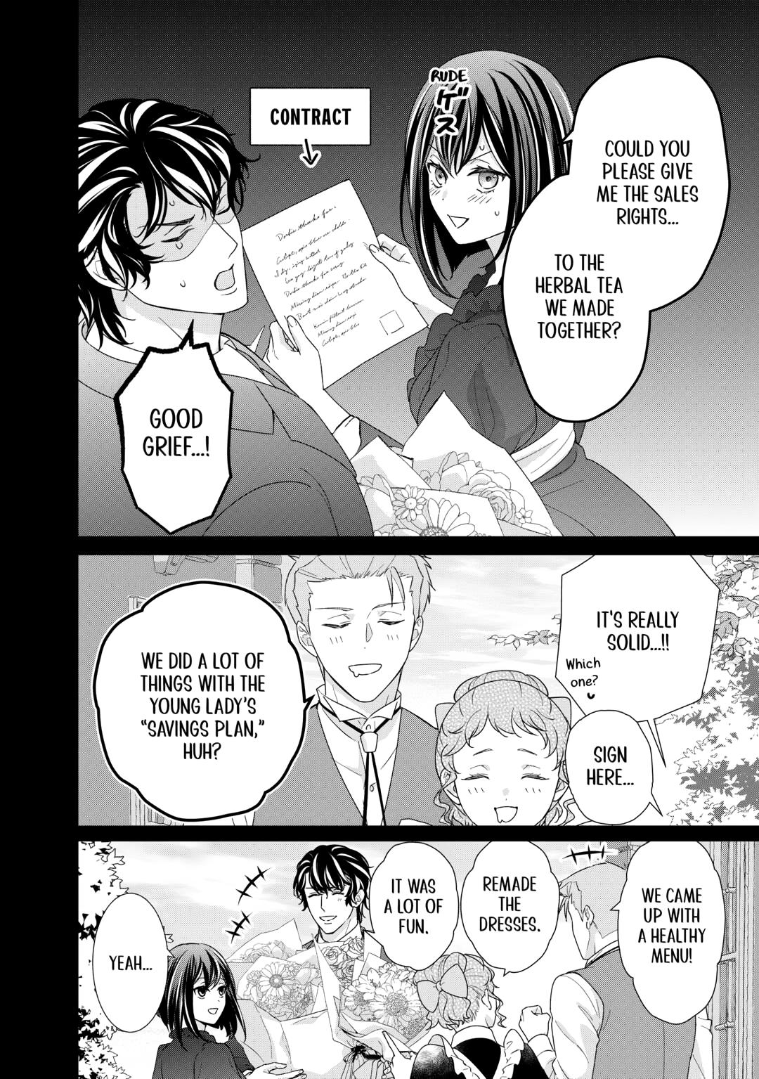 The Struggle of Being Reincarnated as the Marquess's Daughter: I'll Deal with What’s Coming to Me! chapter 36 page 6