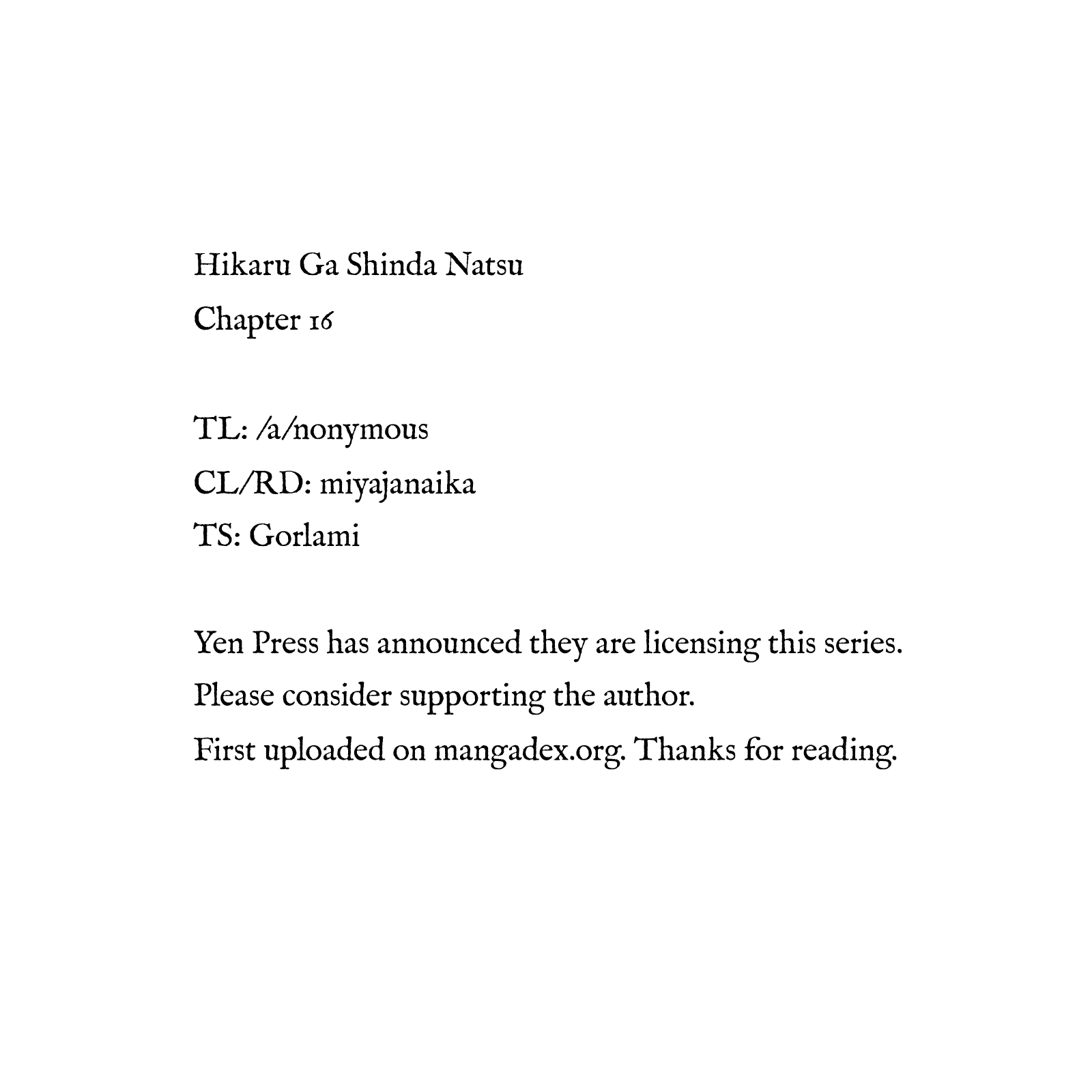 The Summer Hikaru Died chapter 16 page 50