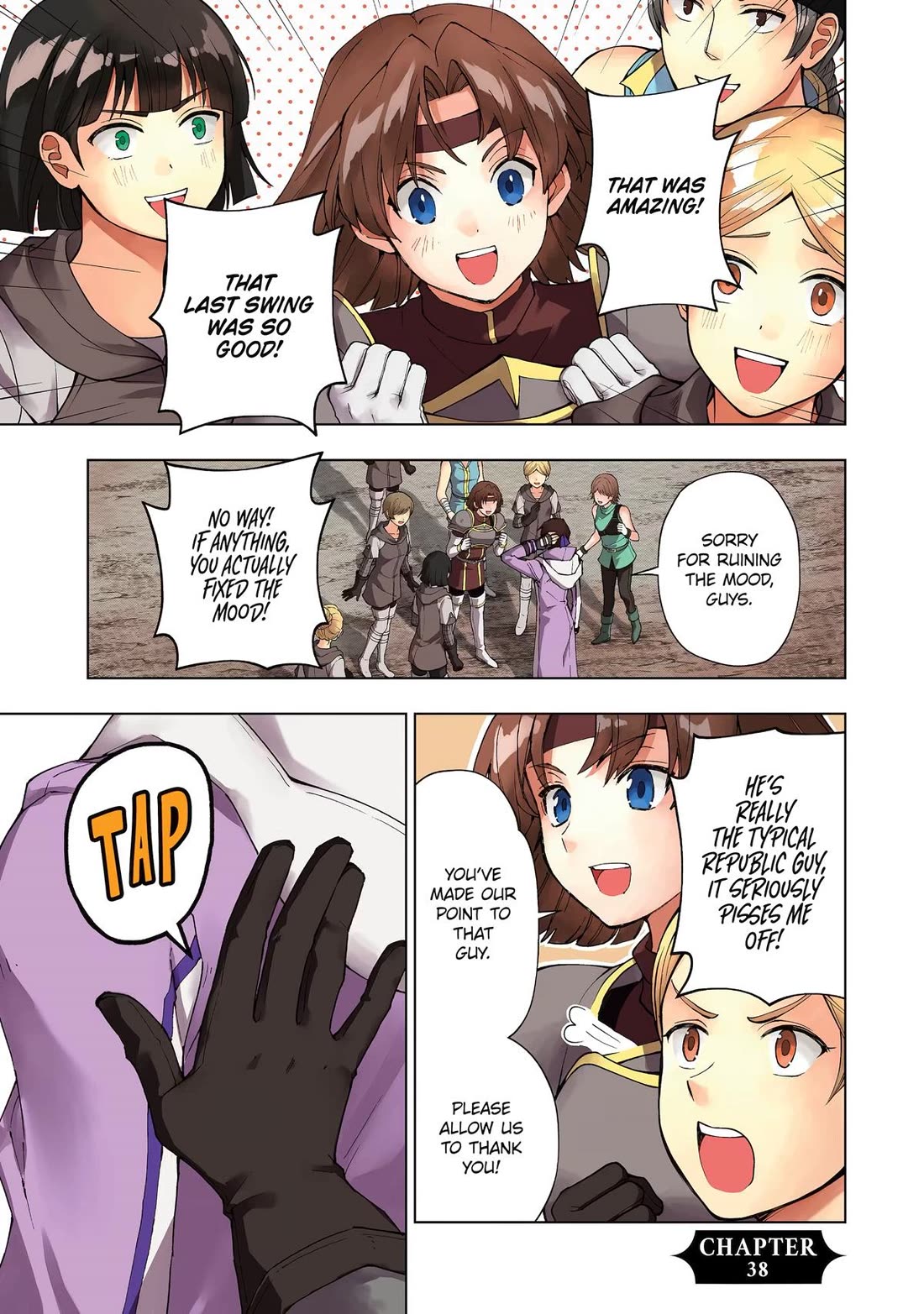 The Swordsman Called the Countless Swords Sorcerer chapter 38 page 1