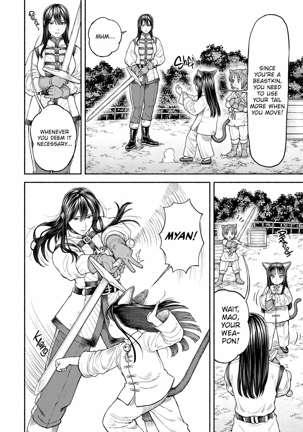 The tales of the female knight and the boy with the furry ears chapter 26 page 2