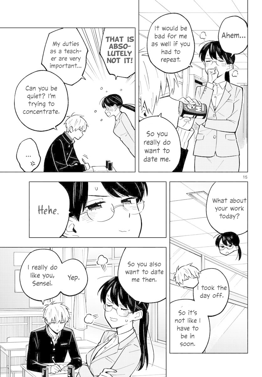 The Teacher Can Not Tell Me Love chapter 24 page 15