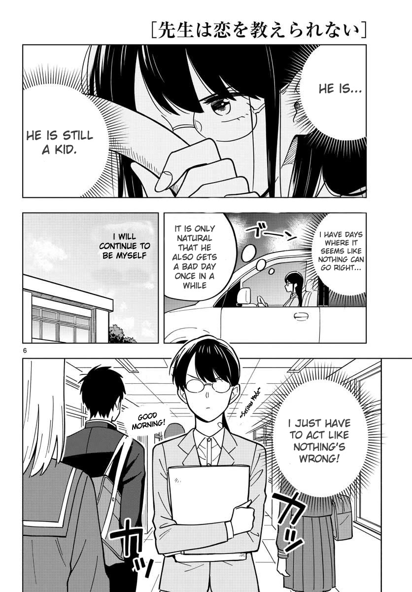 The Teacher Can Not Tell Me Love chapter 30 page 6