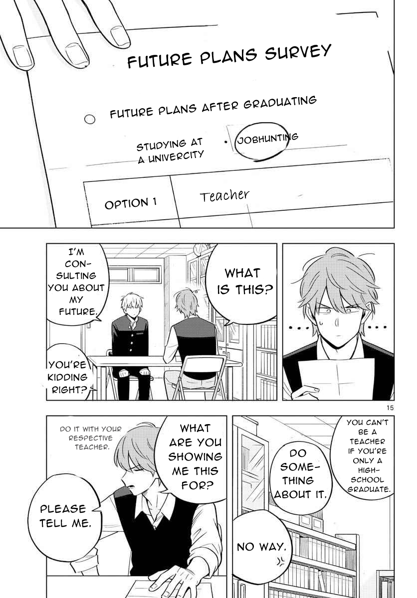 The Teacher Can Not Tell Me Love chapter 31 page 16